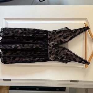 Elegant Black Lace Dress